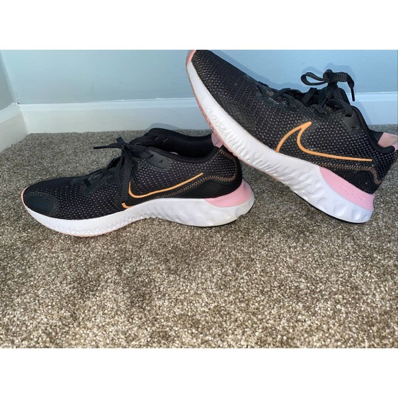 Nike Shoes - Nike Womens Renew Run CK6360-001 Pink Black Running Shoes Sneakers Size 10